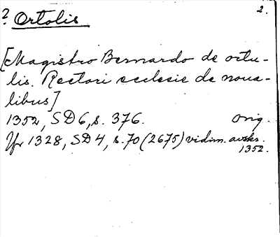 Bild på arkivkortet för arkivposten Ortolis