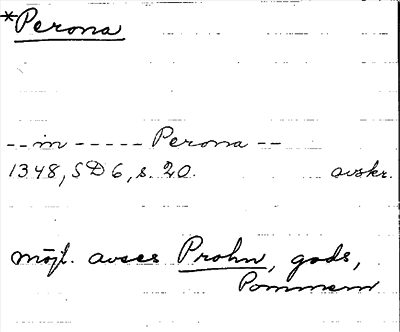 Bild på arkivkortet för arkivposten Perona