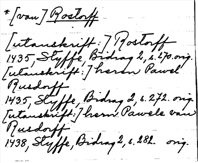 Bild på arkivkortet för arkivposten Rostoff