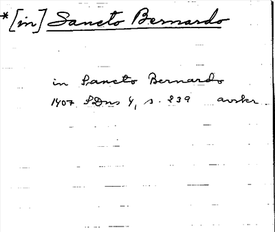 Bild på arkivkortet för arkivposten Saneto Bernardo