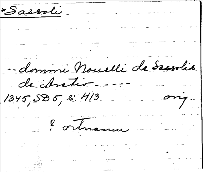 Bild på arkivkortet för arkivposten Sassoli