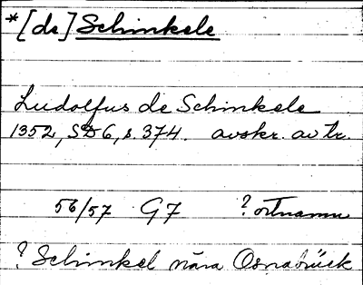 Bild på arkivkortet för arkivposten Schinkele