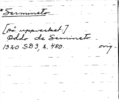 Bild på arkivkortet för arkivposten Sermineto