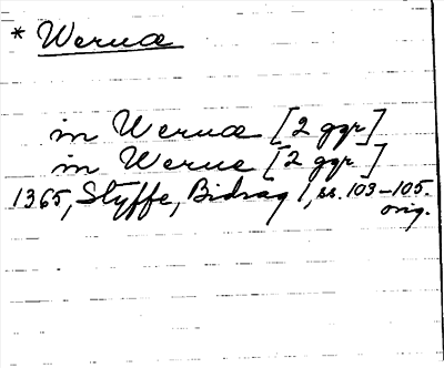 Bild på arkivkortet för arkivposten Wernæ