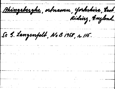Bild på arkivkortet för arkivposten Akingaberghe