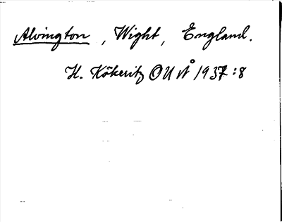 Bild på arkivkortet för arkivposten Alvington