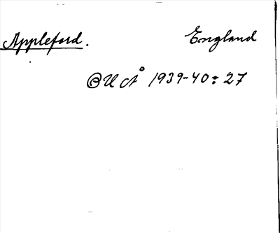 Bild på arkivkortet för arkivposten Appleford