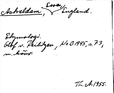 Bild på arkivkortet för arkivposten Asheldam