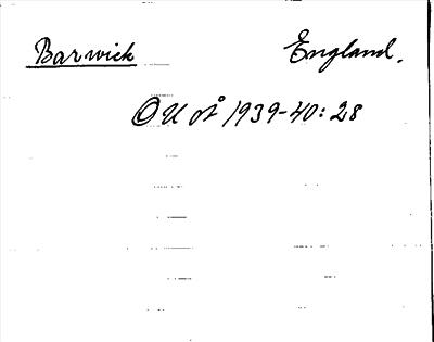 Bild på arkivkortet för arkivposten Barwick