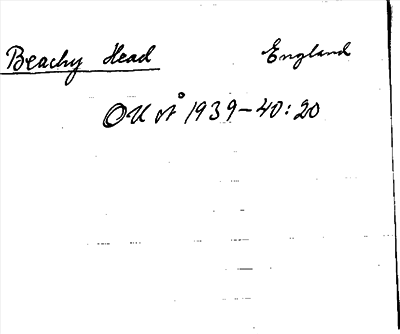 Bild på arkivkortet för arkivposten Beachy Head