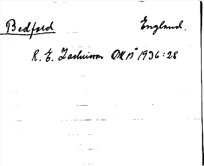 Bild på arkivkortet för arkivposten Bedford