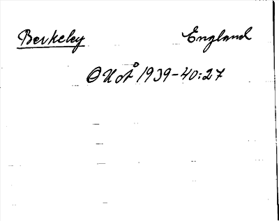 Bild på arkivkortet för arkivposten Berkeley