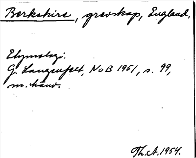 Bild på arkivkortet för arkivposten Berkshire