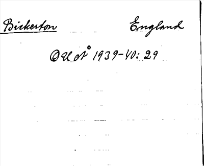 Bild på arkivkortet för arkivposten Bickerton