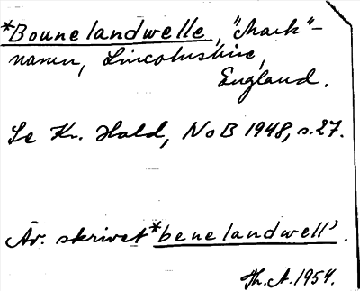 Bild på arkivkortet för arkivposten Bounelandwelle