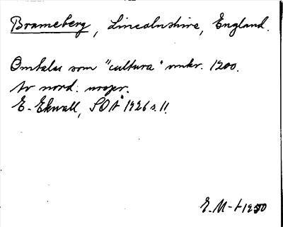 Bild på arkivkortet för arkivposten Brameberg