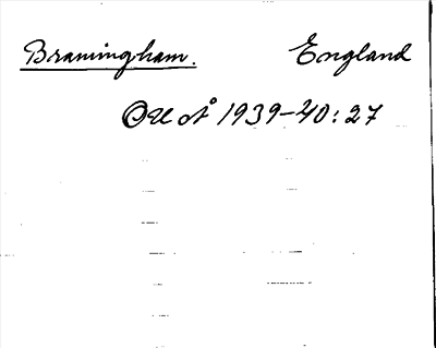 Bild på arkivkortet för arkivposten Bramingham