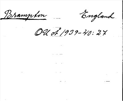 Bild på arkivkortet för arkivposten Brampton