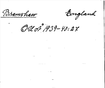 Bild på arkivkortet för arkivposten Bramshaw