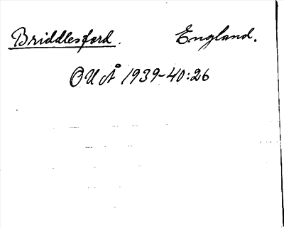 Bild på arkivkortet för arkivposten Briddlesford