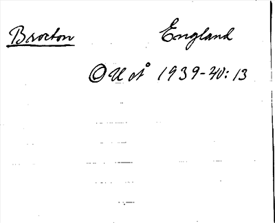 Bild på arkivkortet för arkivposten Brocton