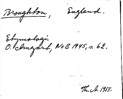 Bild på arkivkortet för arkivposten Broughton