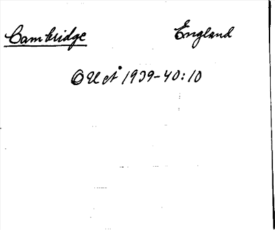 Bild på arkivkortet för arkivposten Cambridge