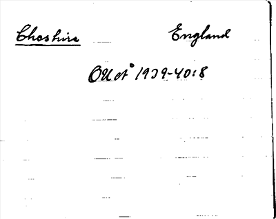 Bild på arkivkortet för arkivposten Cheshire