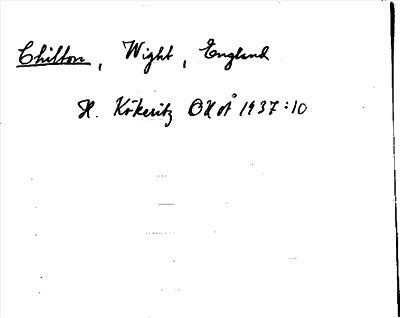 Bild på arkivkortet för arkivposten Chilton