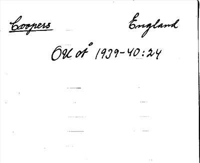 Bild på arkivkortet för arkivposten Coopers