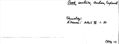 Bild på arkivkortet för arkivposten Crook