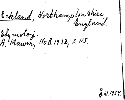 Bild på arkivkortet för arkivposten Eckland