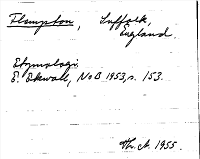 Bild på arkivkortet för arkivposten Flempton
