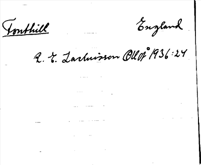 Bild på arkivkortet för arkivposten Fonthill