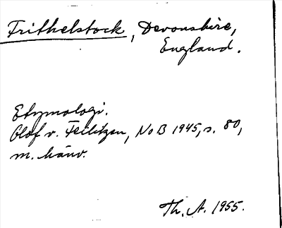 Bild på arkivkortet för arkivposten Frithelstock