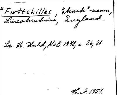 Bild på arkivkortet för arkivposten Fwttehilles