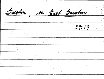 Bild på arkivkortet för arkivposten Garston, se East Garston