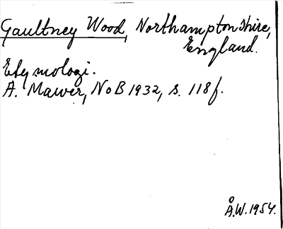 Bild på arkivkortet för arkivposten Gaultney Wood