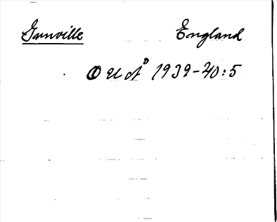 Bild på arkivkortet för arkivposten Gunville