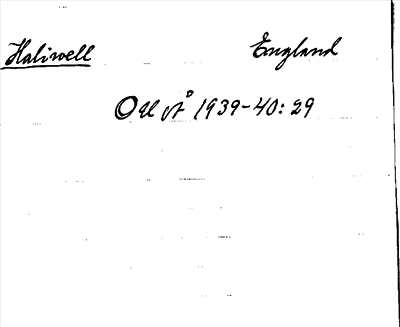 Bild på arkivkortet för arkivposten Haliwell