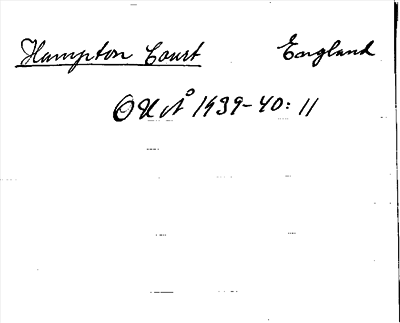 Bild på arkivkortet för arkivposten Hampton Court