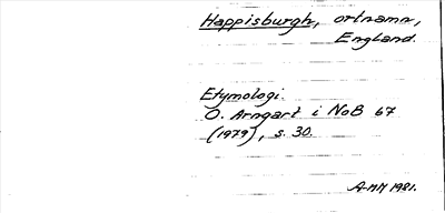 Bild på arkivkortet för arkivposten Happisburgh