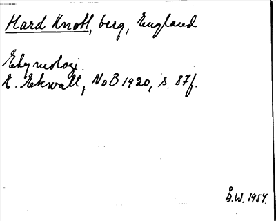 Bild på arkivkortet för arkivposten Hard Knott