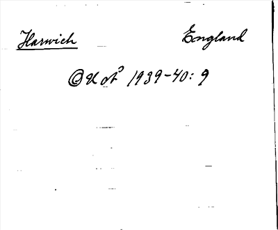 Bild på arkivkortet för arkivposten Harwich