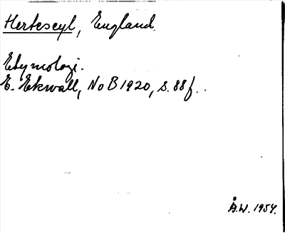 Bild på arkivkortet för arkivposten Herteseyl