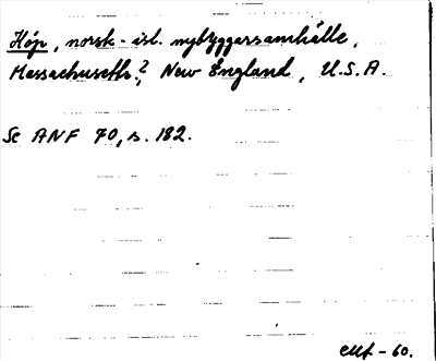 Bild på arkivkortet för arkivposten Hóp