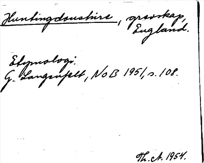 Bild på arkivkortet för arkivposten Huntingdonshire