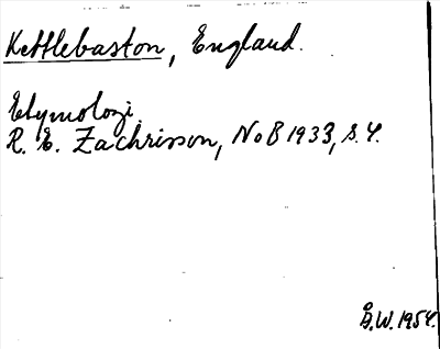Bild på arkivkortet för arkivposten Kettlebaston