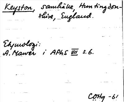 Bild på arkivkortet för arkivposten Keyston