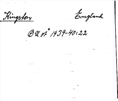 Bild på arkivkortet för arkivposten Kingston